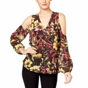 Catherine Malandrino Freida Cold Shoulder Blouse (flaws)